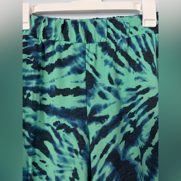 Women’s Jenni Aqua Ocean Burst Sleep Bottoms - Picture 4 of 5